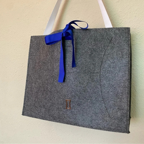 Kit and Ace Handbags - Kit and Ace Grey Large Felt Shopping‎ Tote Bag